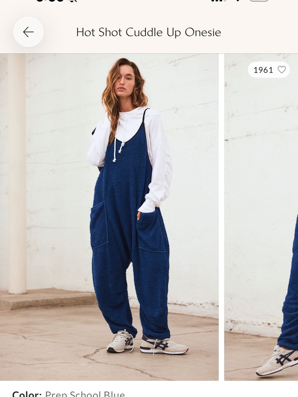 Free People Hot Shot Cuddle Up Onesie